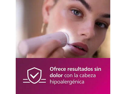Depiladora Facial Serie 5000 con Luz LED y Espejo PHILIPS BRR454/00