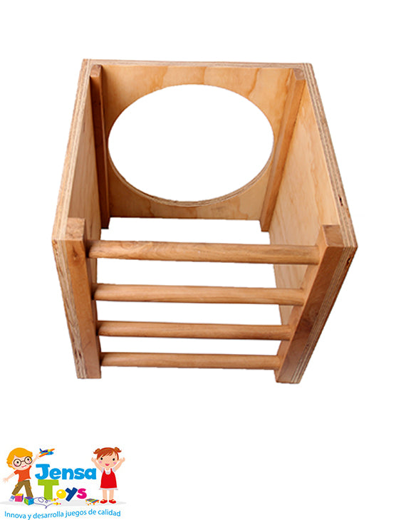 Cubos de Madera x 4 Modelo Cuna Más