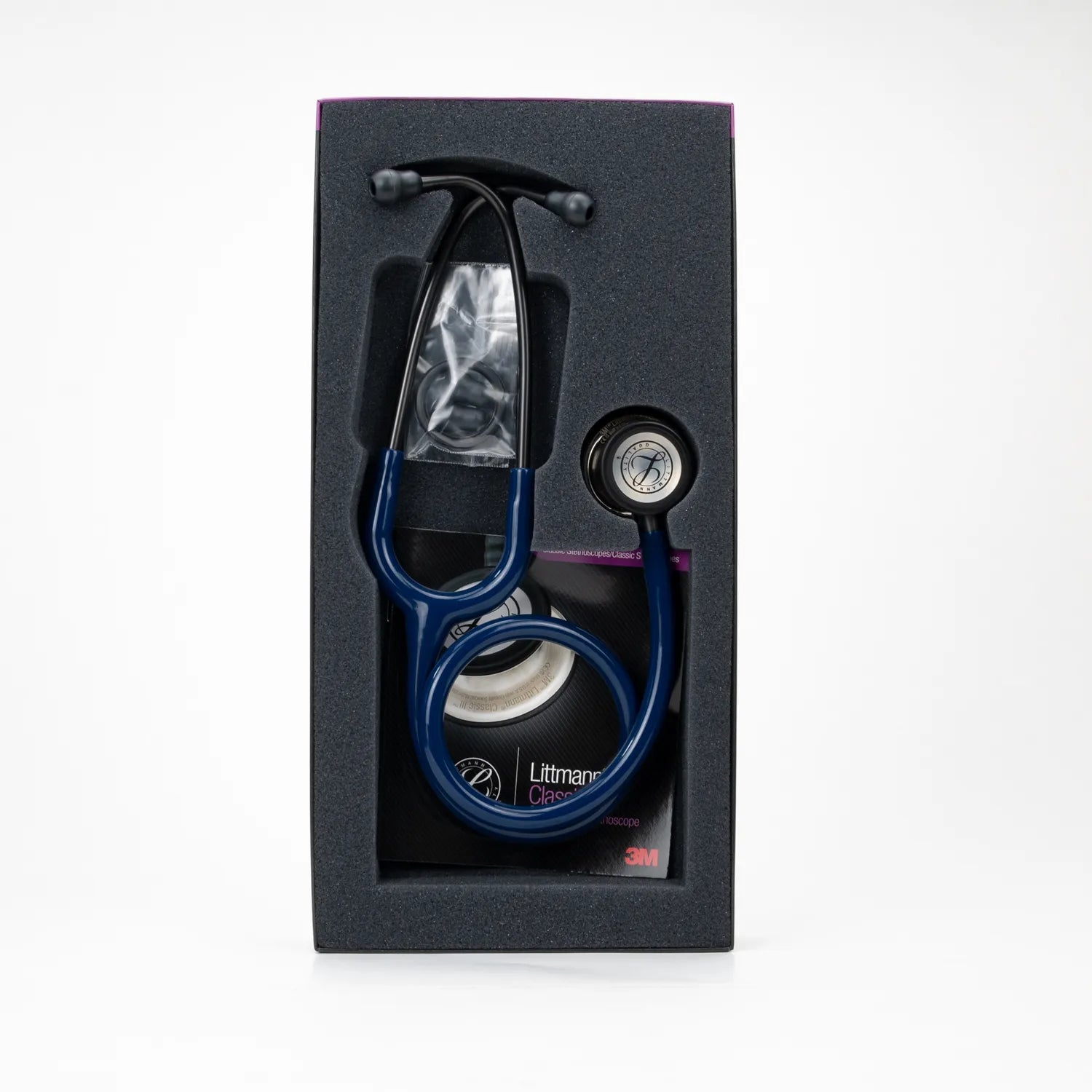 Estetoscopio LITTMANN CLASSIC III Azul Marino Mirror Chestpiece 5863