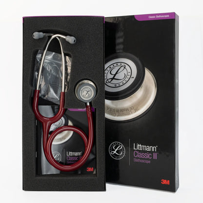 Estetoscopio LITTMANN CLASSIC III Guinda 5627