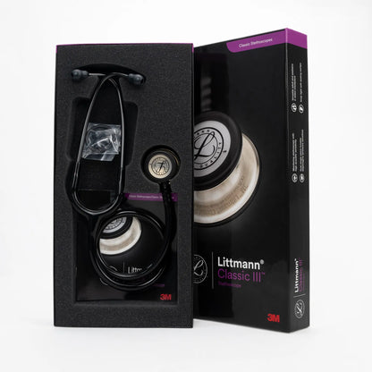 Estetoscopio LITTMANN CLASSIC III Negro Champagne Chestpiece 5861