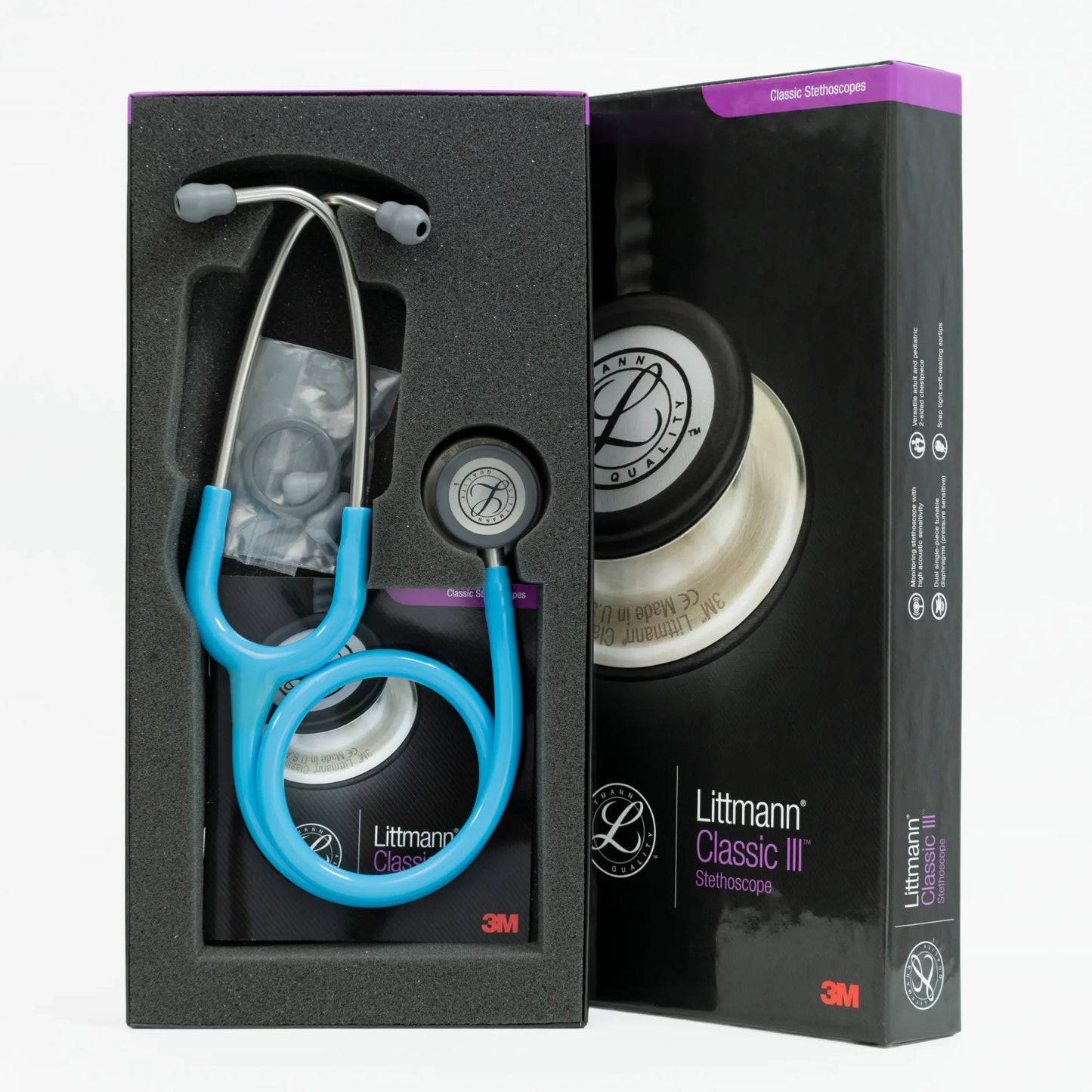Estetoscopio LITTMANN CLASSIC III Turquesa 5835