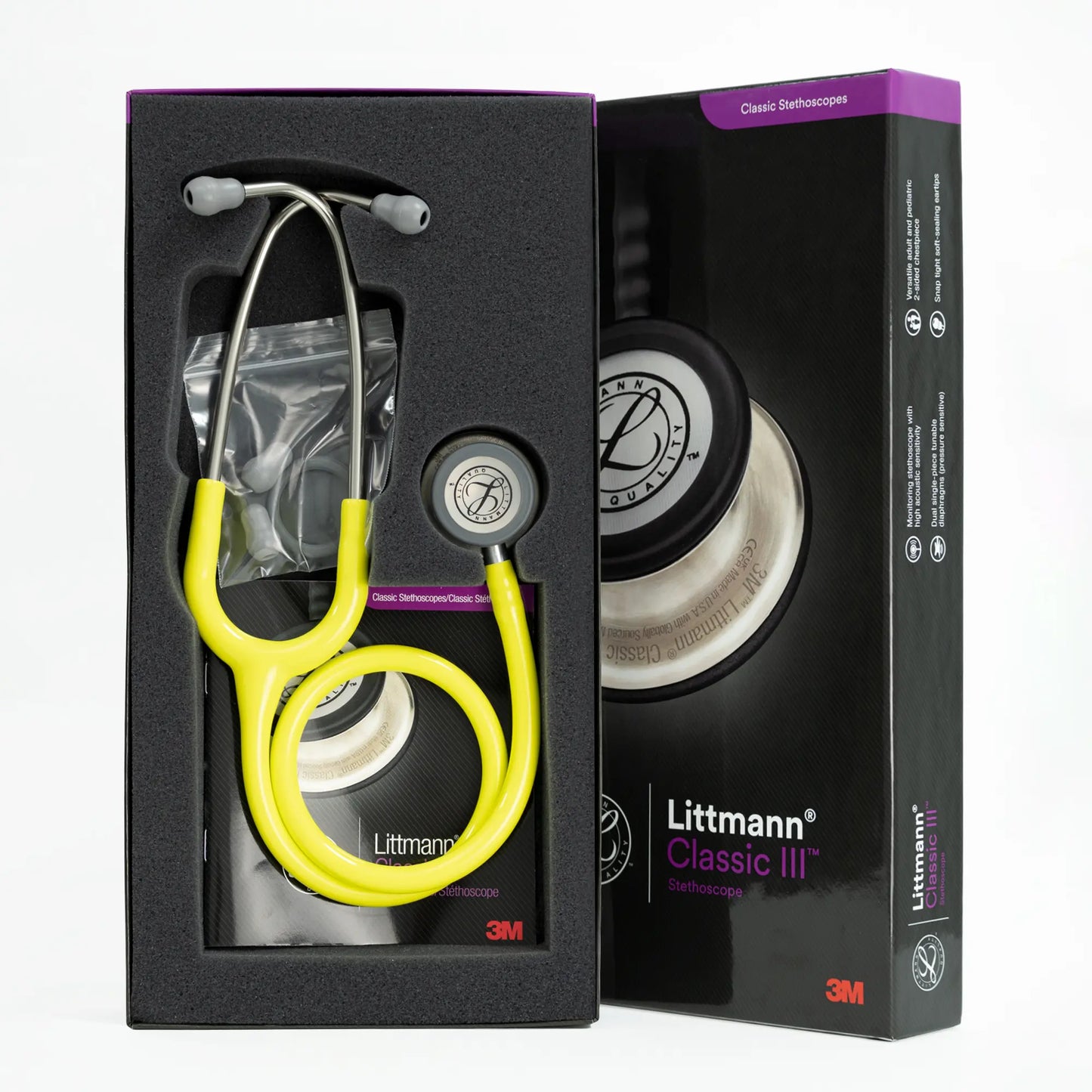 Estetoscopio LITTMANN CLASSIC III Lima Limón 5839