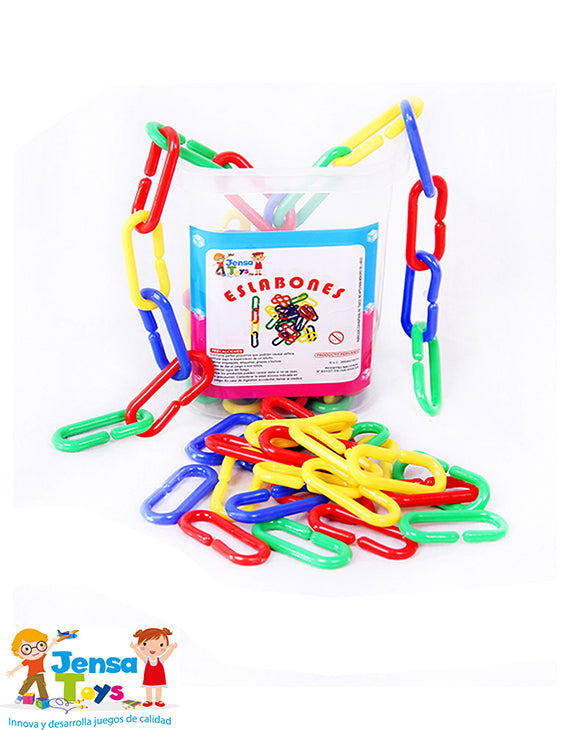 Eslabones de Plástico 100 Piezas