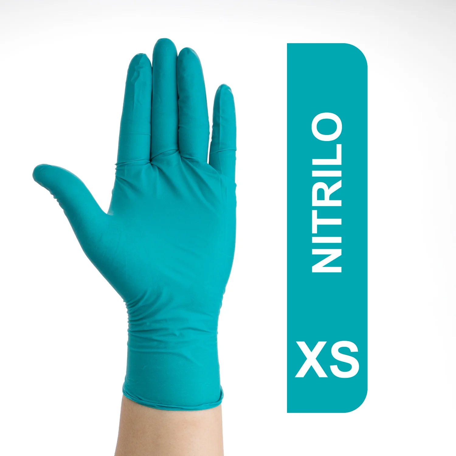 Guantes De Nitrilo Descartables Verdes CAJA 100 UND