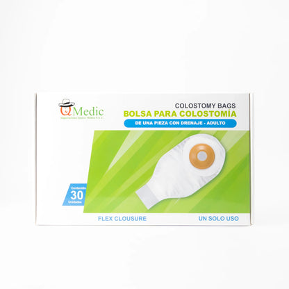 Bolsa para Colostomía Adulto IQ MEDIC CAJA 30 UND