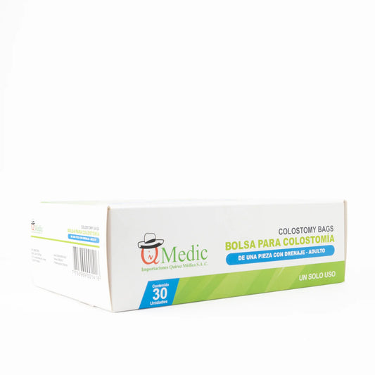 Bolsa para Colostomía Adulto IQ MEDIC CAJA 30 UND