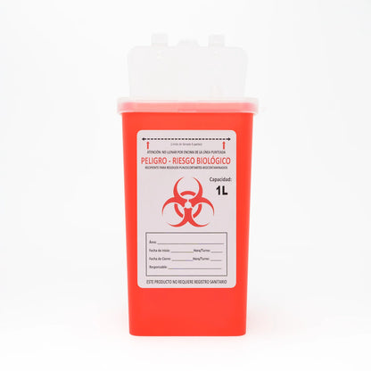 Contenedor de Bioseguridad de Plástico