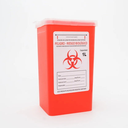 Contenedor de Bioseguridad de Plástico