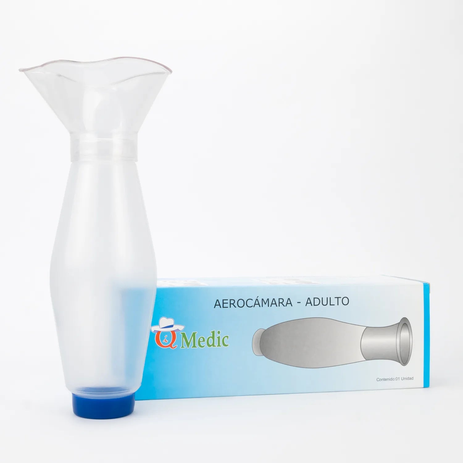 Aerocámara Adulto IQ MEDIC