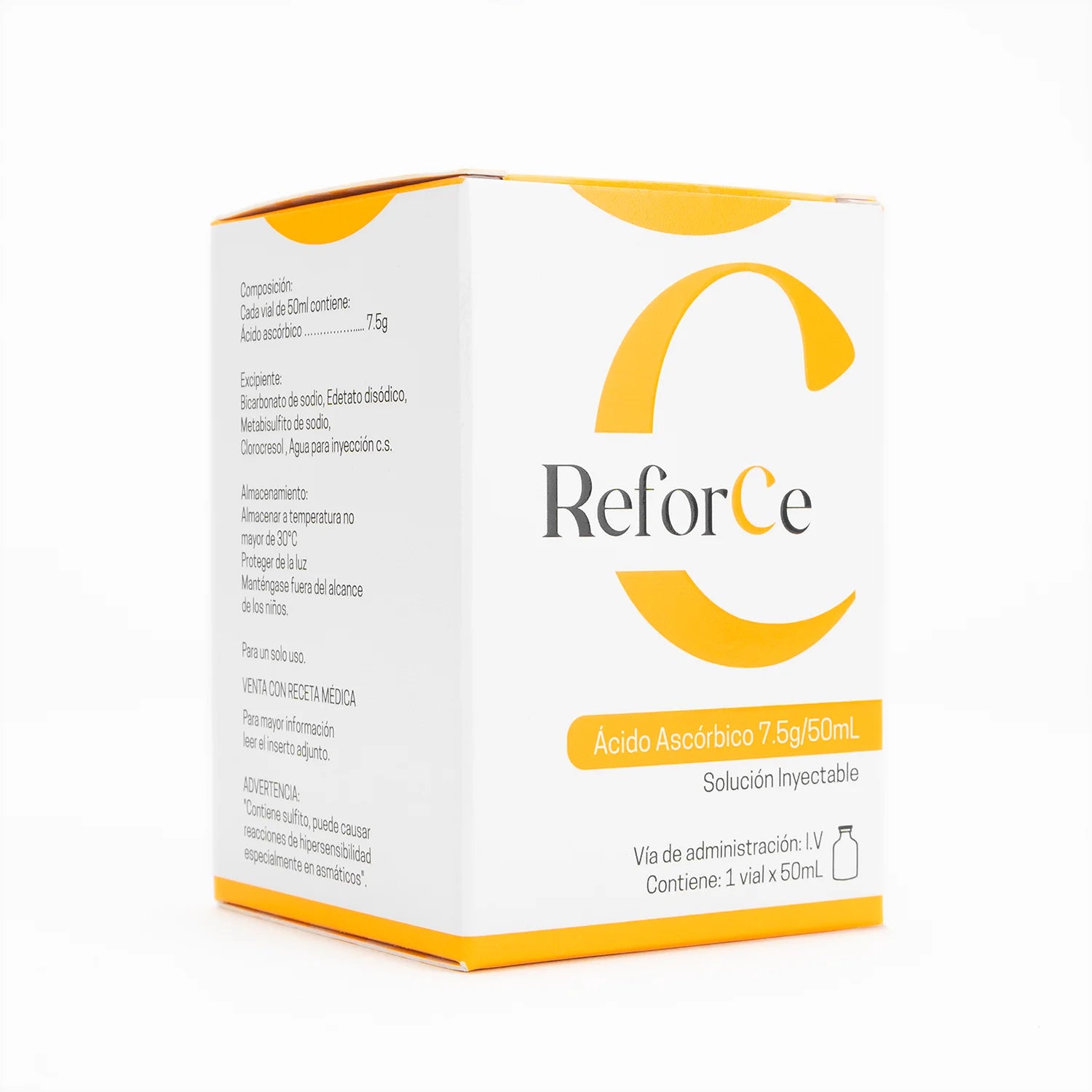 Vitamina C REFORCE 7.5 GR 50 ML Solución Inyectable