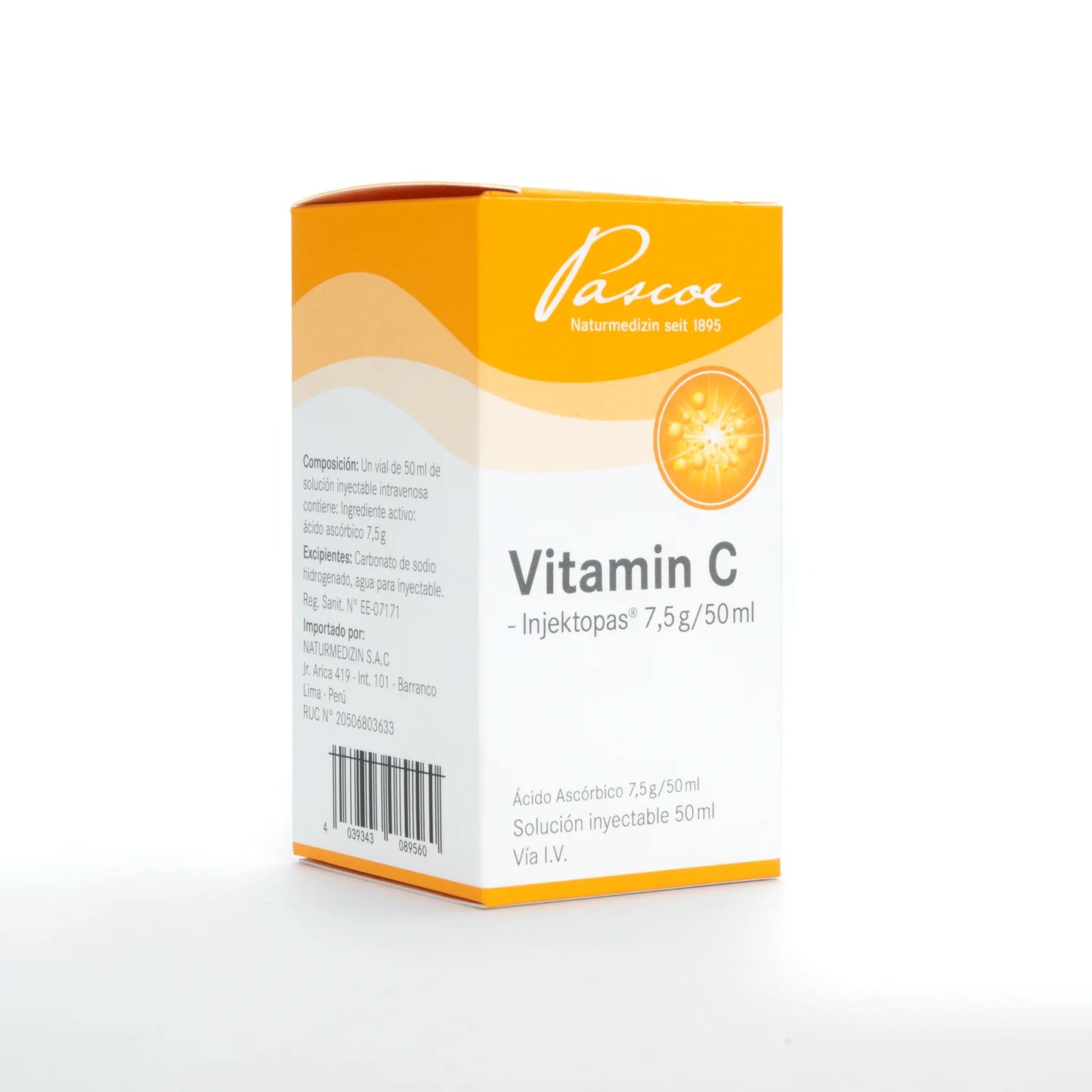 Vitamina C PASCOE 7.5 GR 50 ML Solución Inyectable