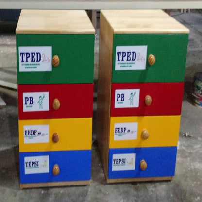 Mueble de Madera con Baterías de Evaluación TAP, TEPSI y EEDP