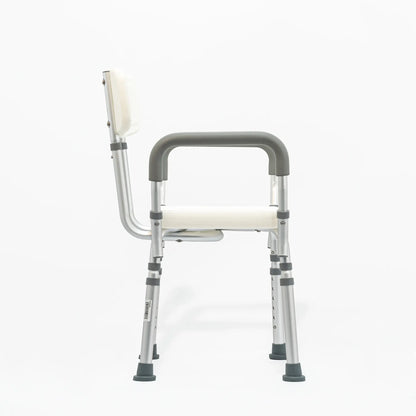 Silla de Ducha Ortopédica con Brazos Aluminio