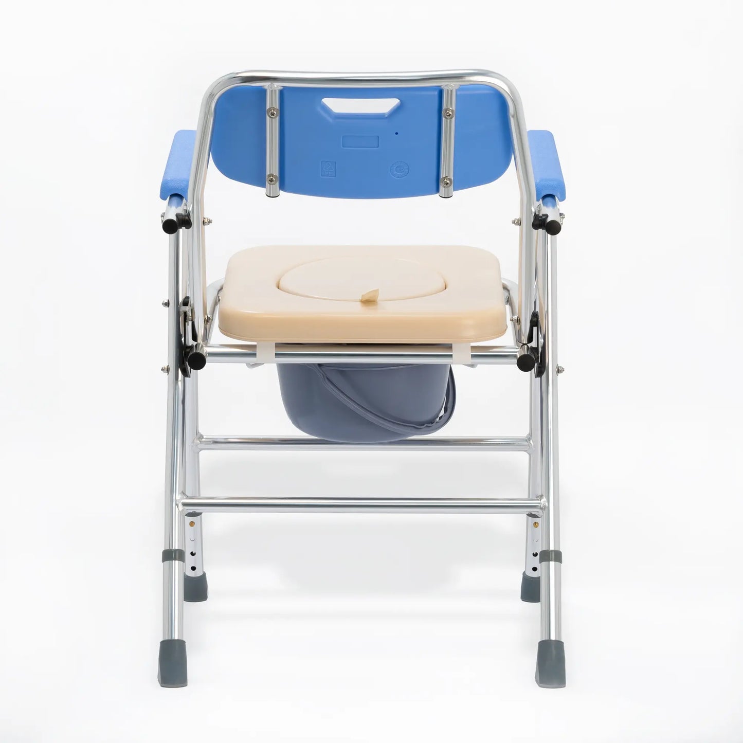Silla Sanitaria Acolchado con Baño Portátil