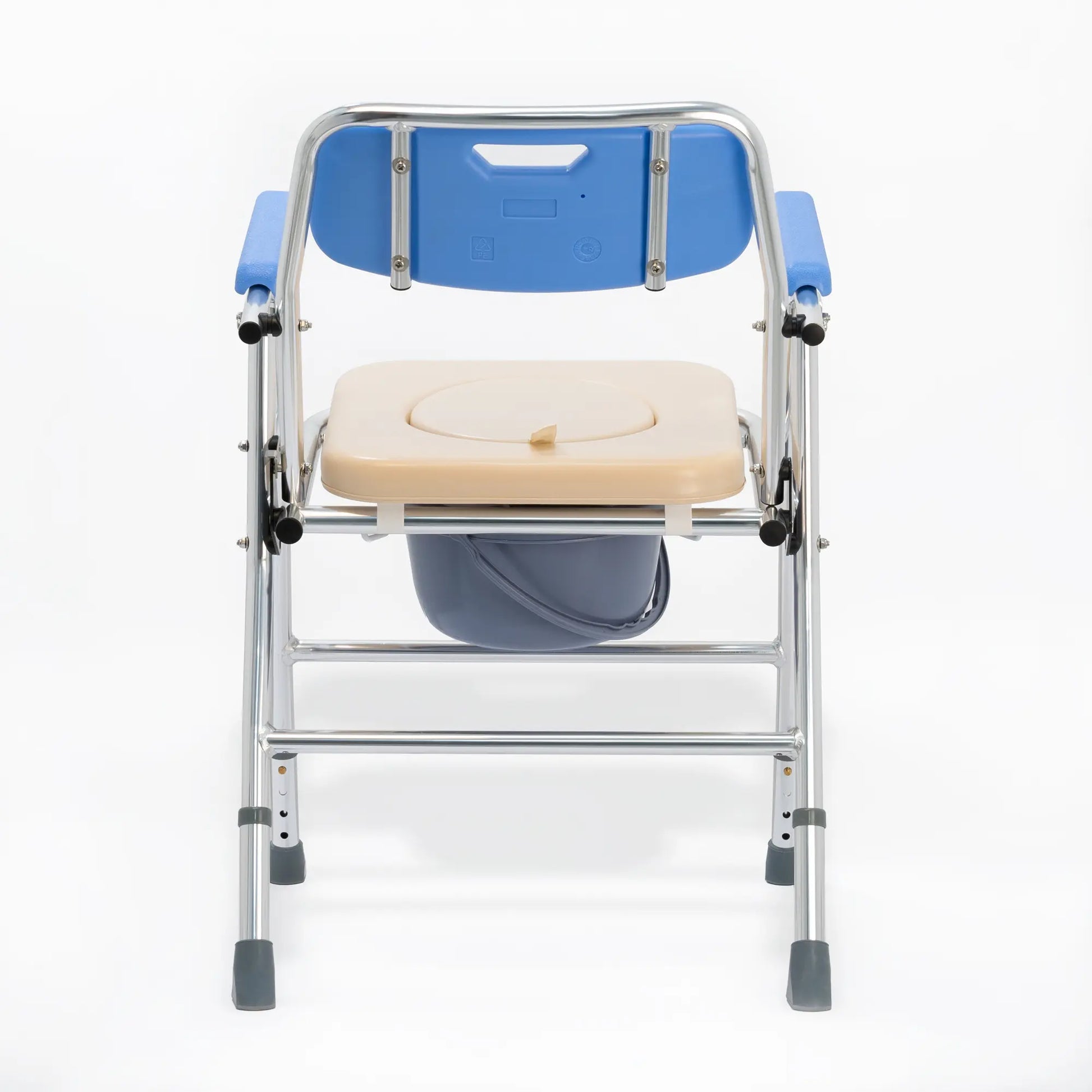 Silla Sanitaria Acolchado con Baño Portátil