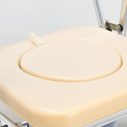 Silla Sanitaria Acolchado con Baño Portátil