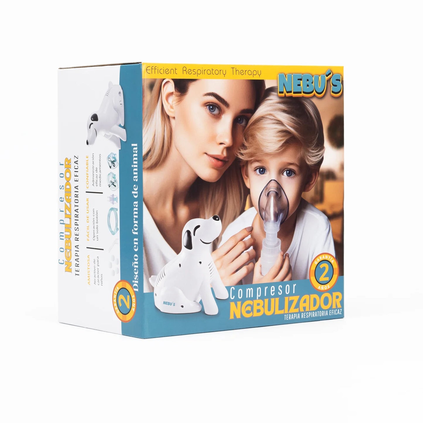 Nebulizador Portátil Pediátrico y Adulto Modelo Perrito