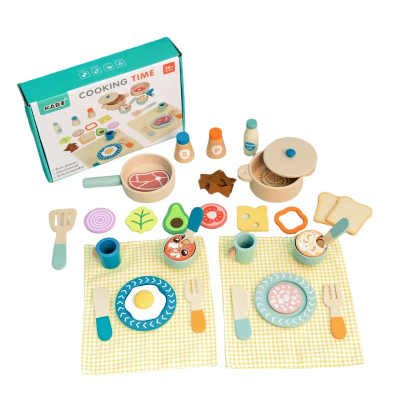 Set de Cocina de Madera