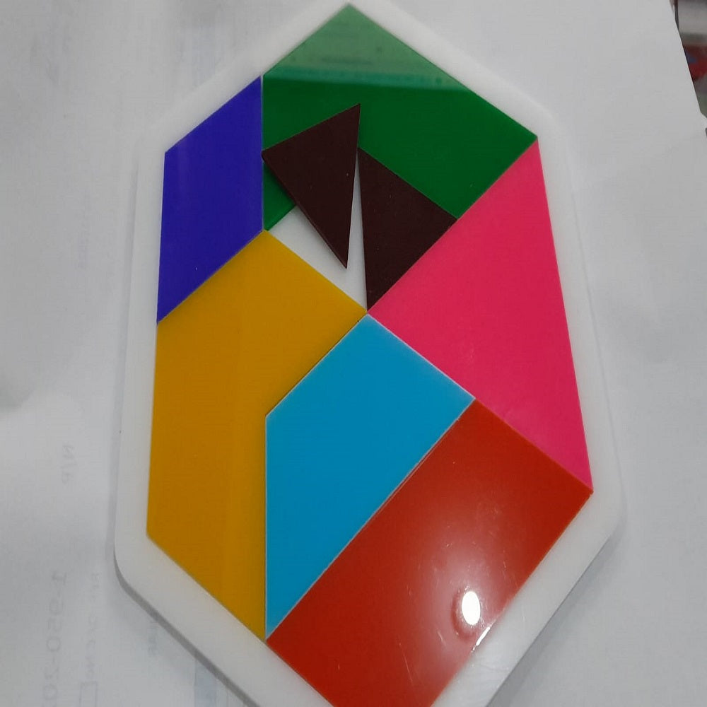 Tangram Hexagonal 8 Piezas