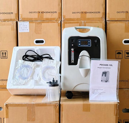 Concentrador de Oxígeno LOVEGO de 10 Litros POCA06-10L UN FLUJO