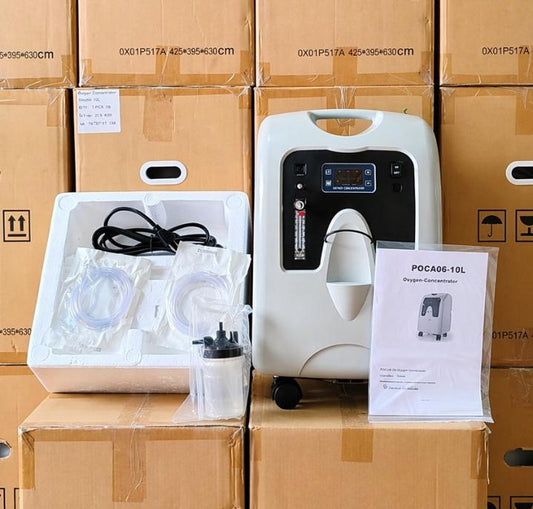 Concentrador de Oxígeno LOVEGO de 10 Litros POCA06-10L UN FLUJO