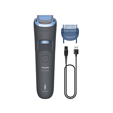 Recortador de Barba Recargable Wet & Dry PHILIPS Beard Trimmer 3000 BT3617/15