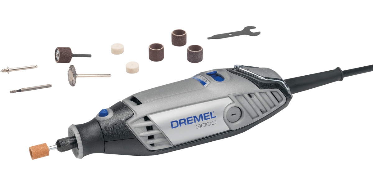 Minitorno Multiherramienta 130 W con 10 Accesorios DREMEL 3000