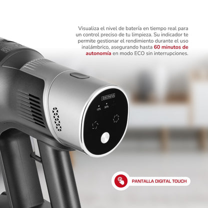 Aspiradora Stick Inalámbrica Powerclean 400 W 25 kPa THOMAS TH-1035