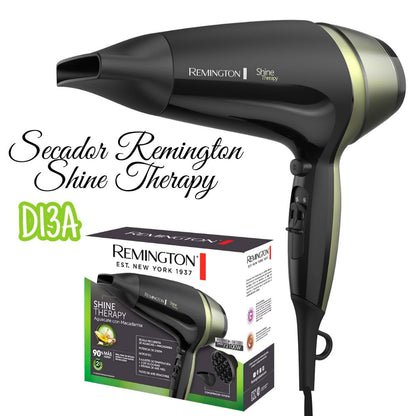 Secadora de Cabello Iónica 2100 W Shine Therapy REMINGTON D13A
