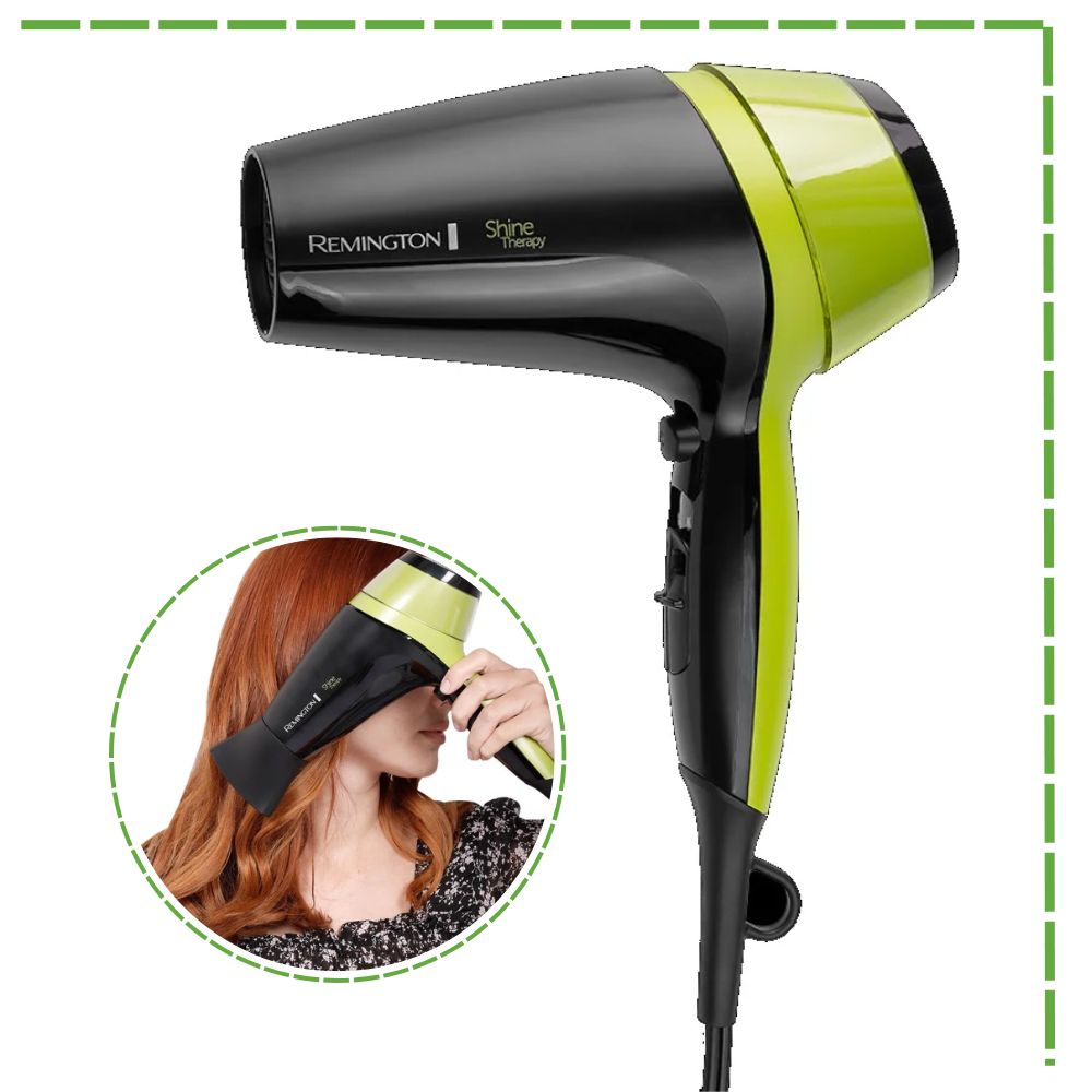 Secadora de Cabello Iónica 2100 W Shine Therapy REMINGTON D13A