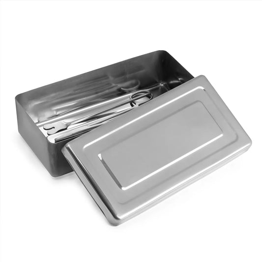 Caja para Instrumental Quirúrgico de Acero Inoxidable Grande