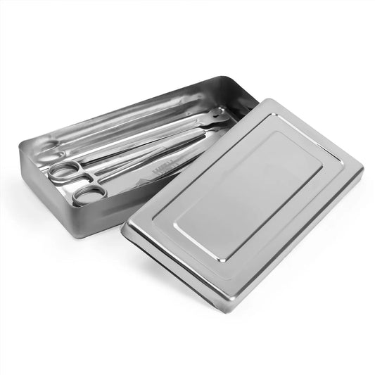 Caja para Instrumental Quirúrgico de Acero Inoxidable Pequeña