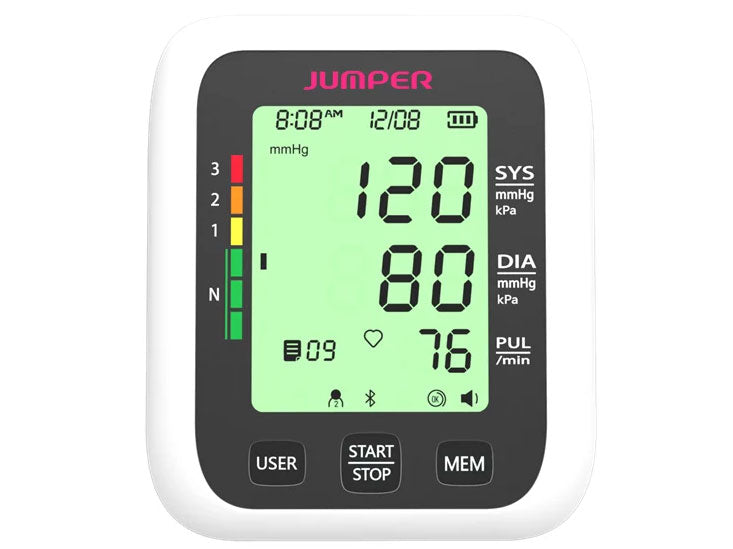 Tensiómetro Digital de Brazo con Detector de Arritmia JUMPER JPD-HA100