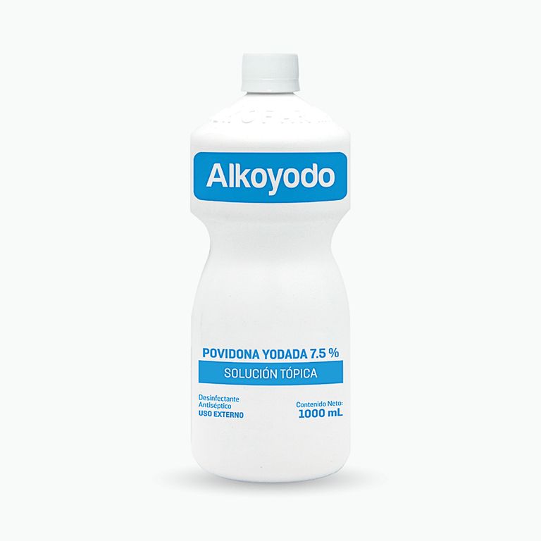 Alkoyodo Espuma 7.5% Yodopovidona de 1000 ML