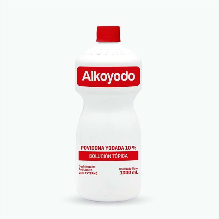 Alkoyodo Solución 10% Yodopovidona de 1000 ML