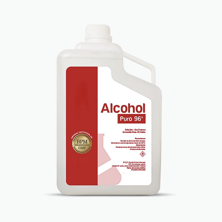 Alcohol 96° Galón de 4000 ML