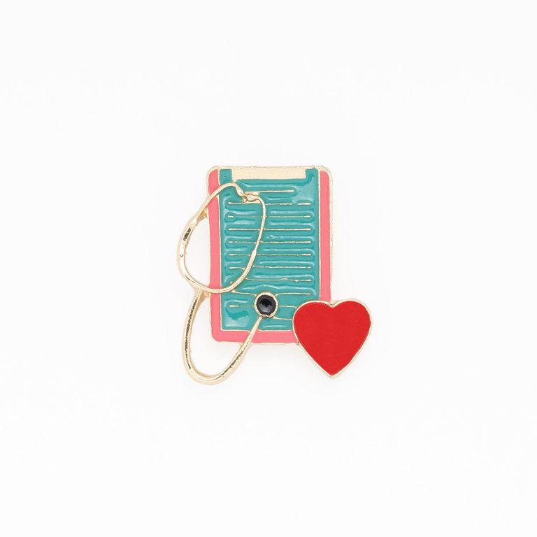 Pin Médico de Metal Kamed Libreta