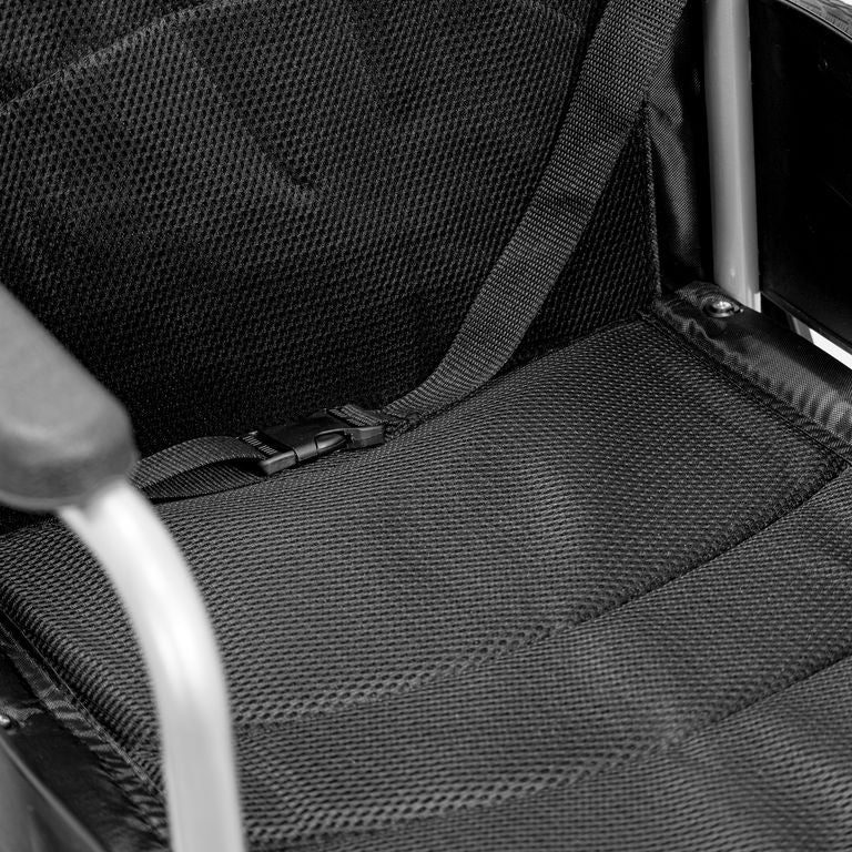 Silla de Ruedas Plegable Ergonómica con Acabado Cromado