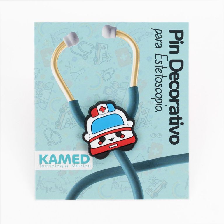 Pin Decorativo para Estetoscopio Kamed Ambulancia