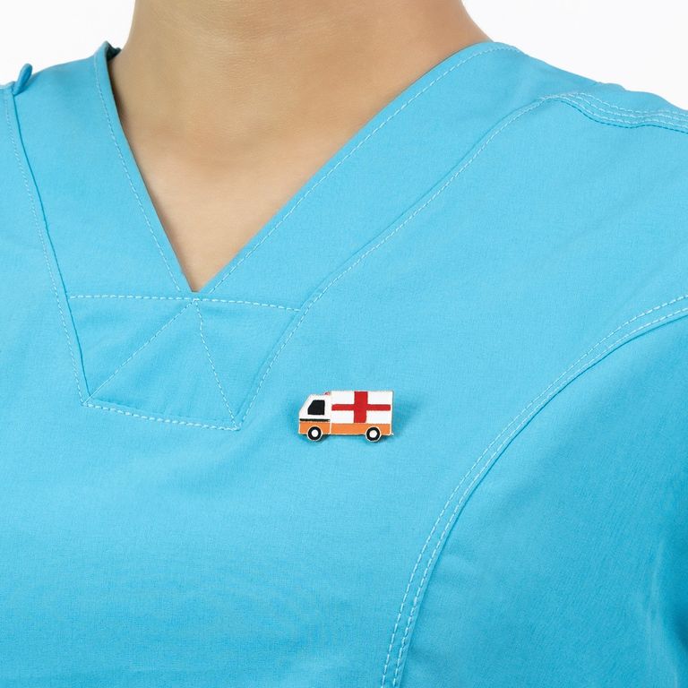 Pin Médico de Metal Kamed Ambulancia