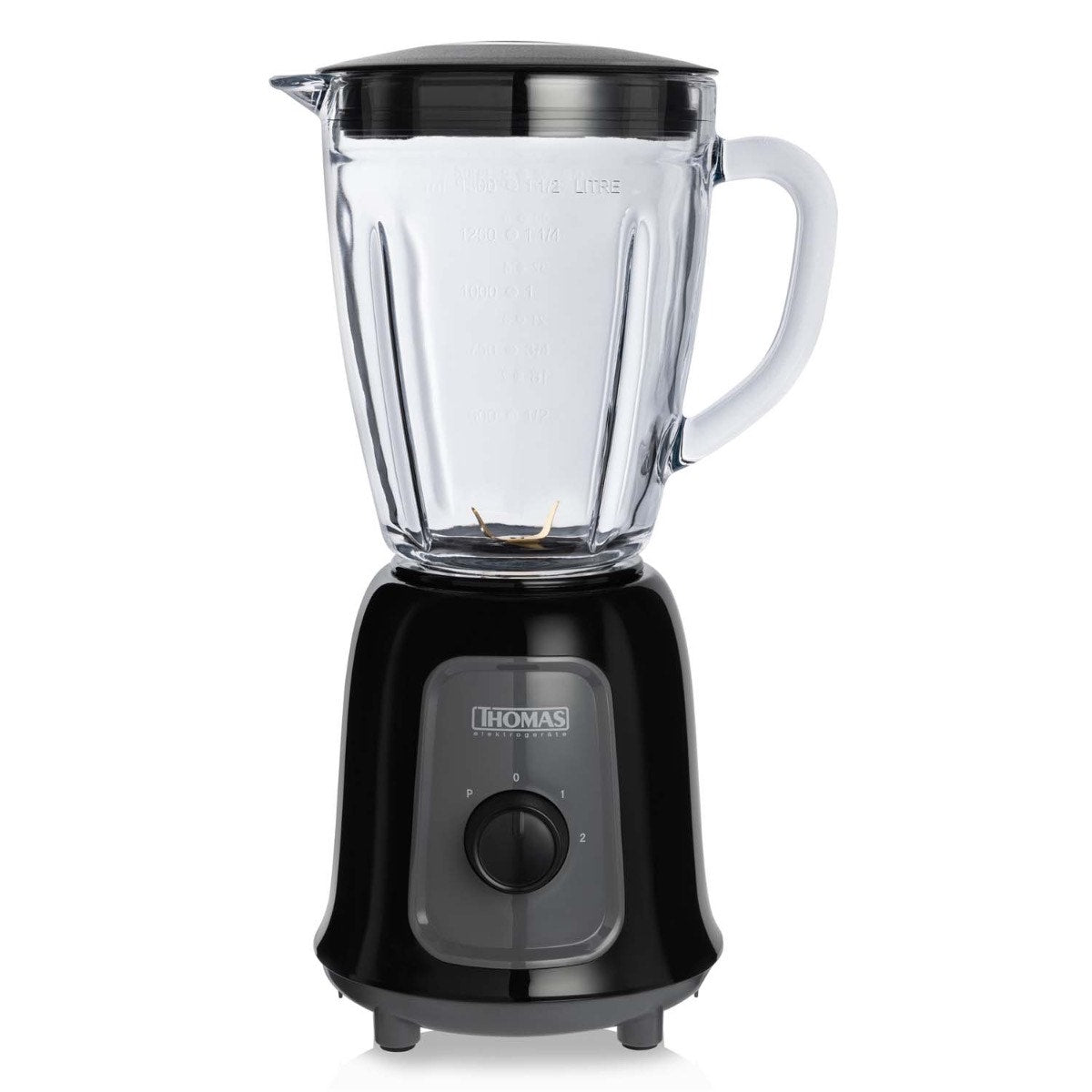 Licuadora 1.5 L Jarra de Vidrio 600 W con Cuchillas de Titanio THOMAS TH-330V