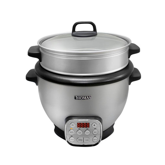 Olla Arrocera Multifunción Digital 1.8 L 700 W con Vaporera THOMAS TH-38MF