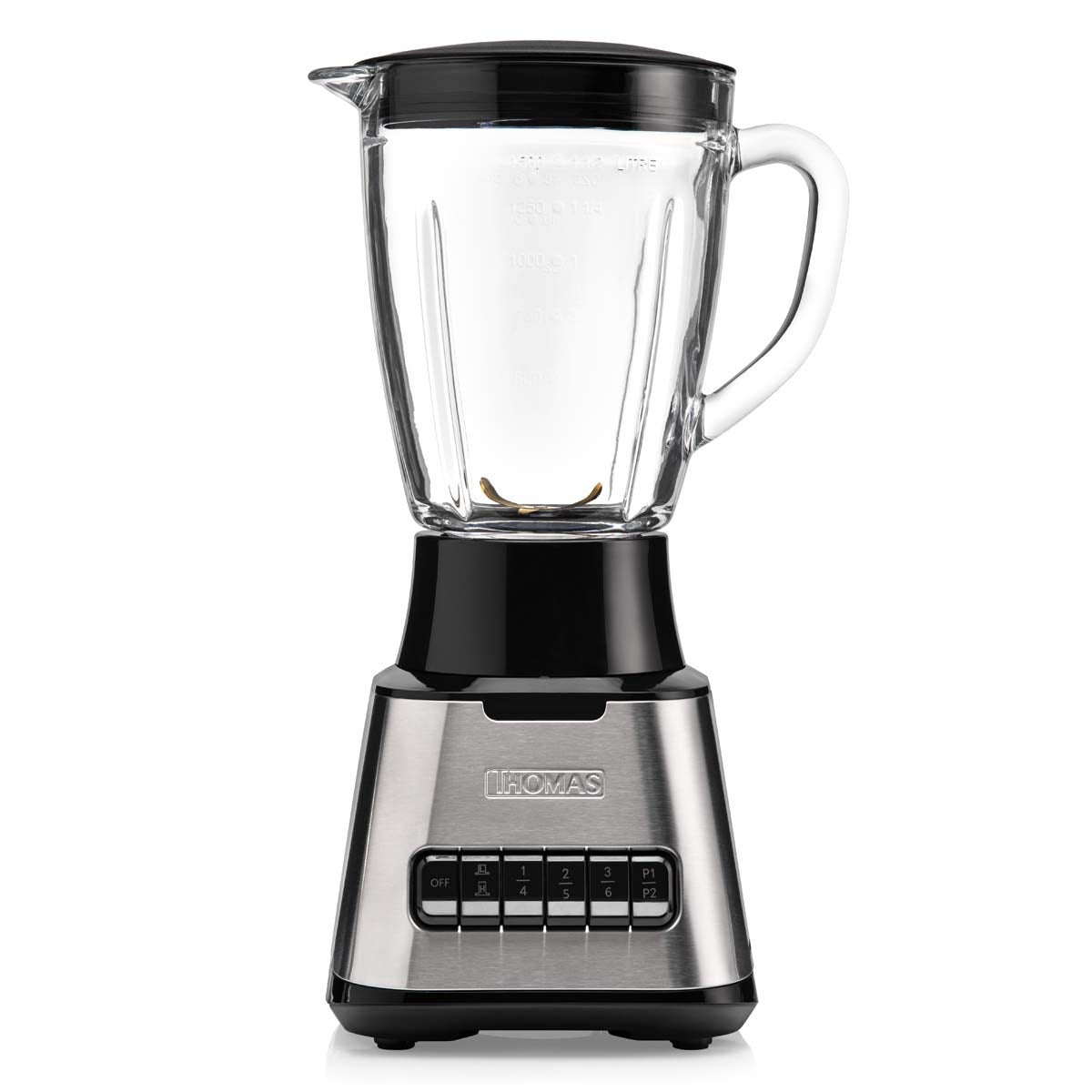 Licuadora 600 W Jarro de Vidrio 1.5 L 6 Velocidades THOMAS TH-410Vi