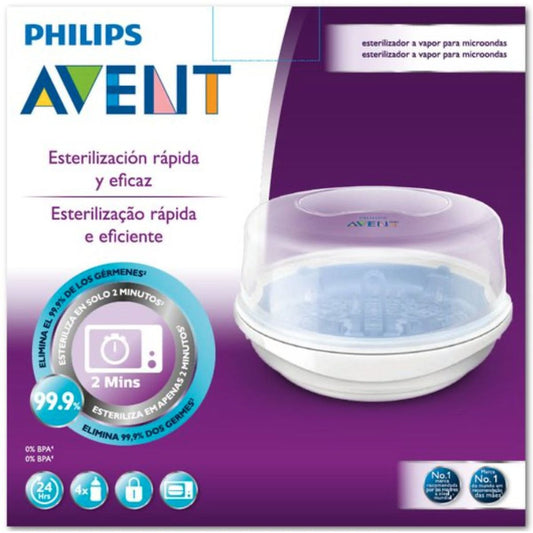 Esterilizador a Vapor para Microondas 4 Biberones PHILIPS AVENT SCF281/02