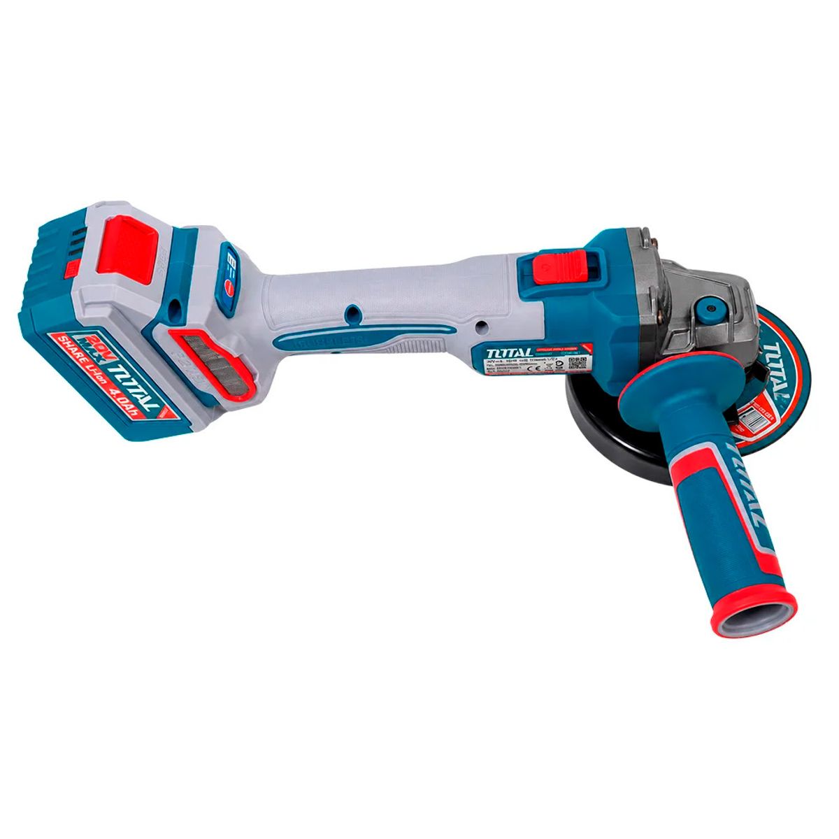 Amoladora Angular Inalámbrica 20 V 4½" Brushless TOTAL TAGLI261521