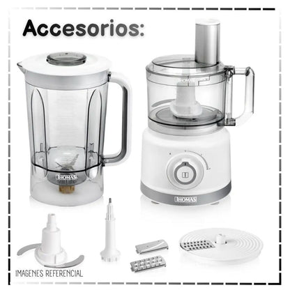 Licuadora y Procesadora de Alimentos 900 W 1.5 L THOMAS TH-9170B