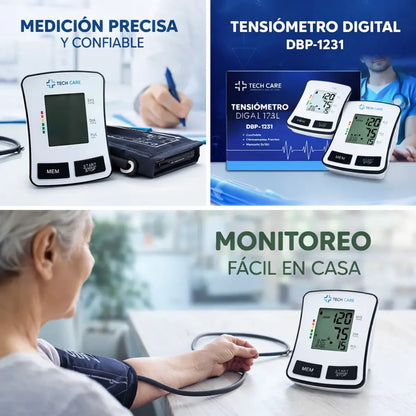Tensiómetro de Brazo Digital Automático TECH CARE DBP-1231