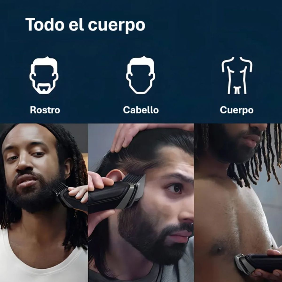 Recortadora Multigroom 5000 Todo en Uno PHILIPS NORELCO MG5900/49