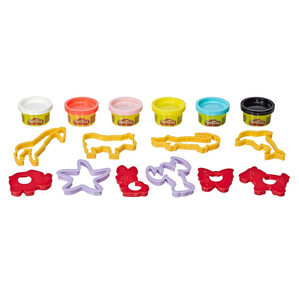 Set de Masa Moldeable Fundamentals 6 Botes PLAY-DOH E8530